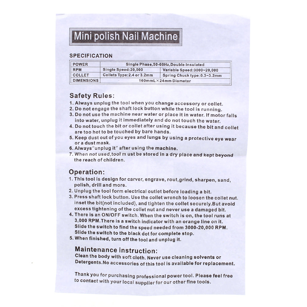 XHS-688 Variable Speed Rotary OCA Glue Remover Electric Pen Polisher for iPhone 7 LCD Screen Etc. - Rose / US Plug