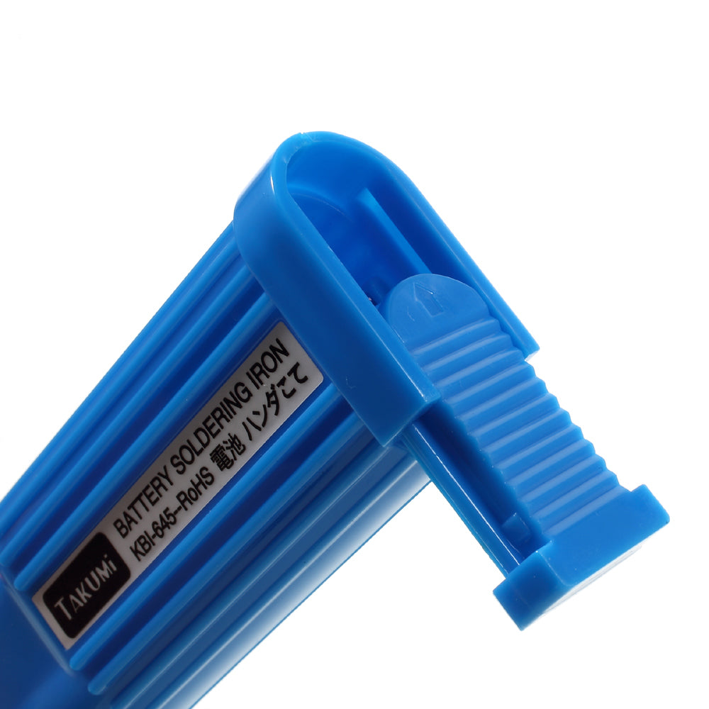 TAKUMI KBI-645 6W 4.5V Plastic Pen Style Portable Battery Soldering Iron Tool - Blue