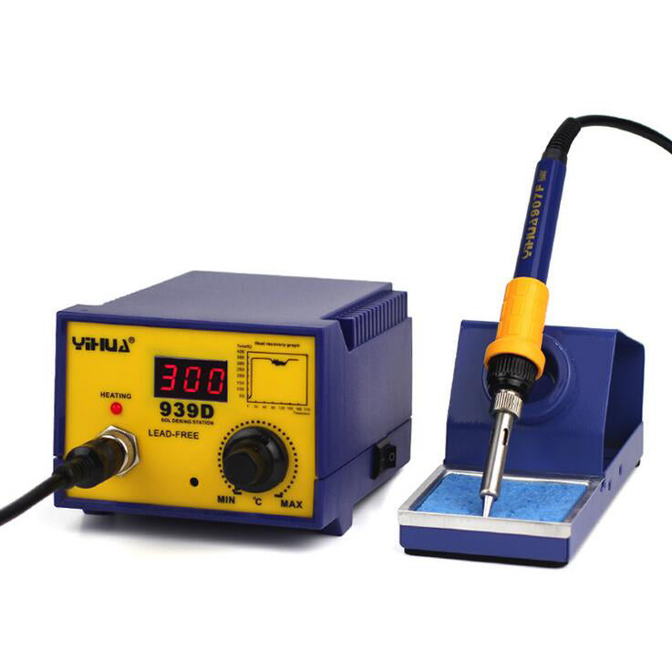 Uniqkart 939D High-power Digital Display Soldering Station Anti-static Welding Station - 220V / EU Plug