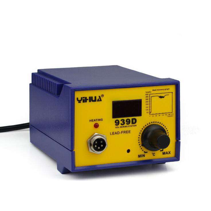 Uniqkart 939D High-power Digital Display Soldering Station Anti-static Welding Station - 220V / EU Plug