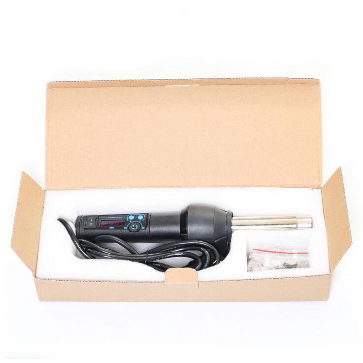 Uniqkart 8858-I 650W Handheld Adjustable Welding Hot Air Heat Gun LED Display - AC 220V / EU Plug