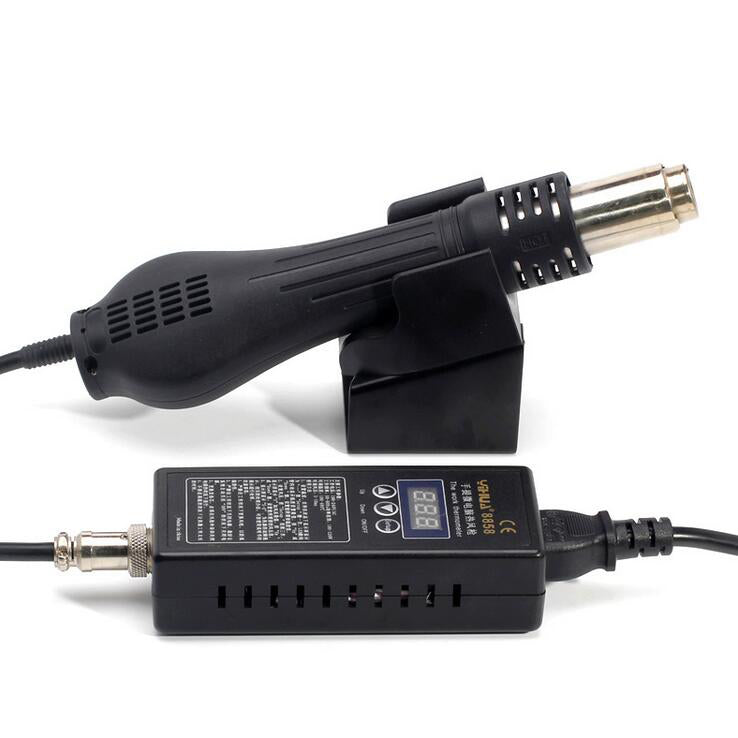 Uniqkart 8858 650W Portable Hot Air Heat Gun BGA Rework Station LED Display - 220V Voltage / EU Plug