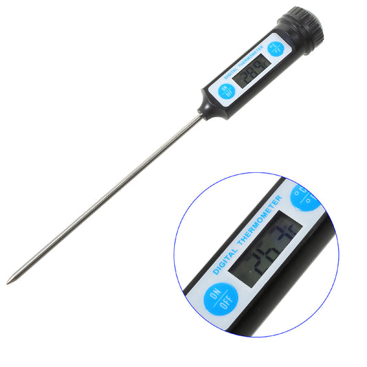 JR-7 Waterproof Digital BBQ Cooking Thermometer LCD Display for Food Meat Milk