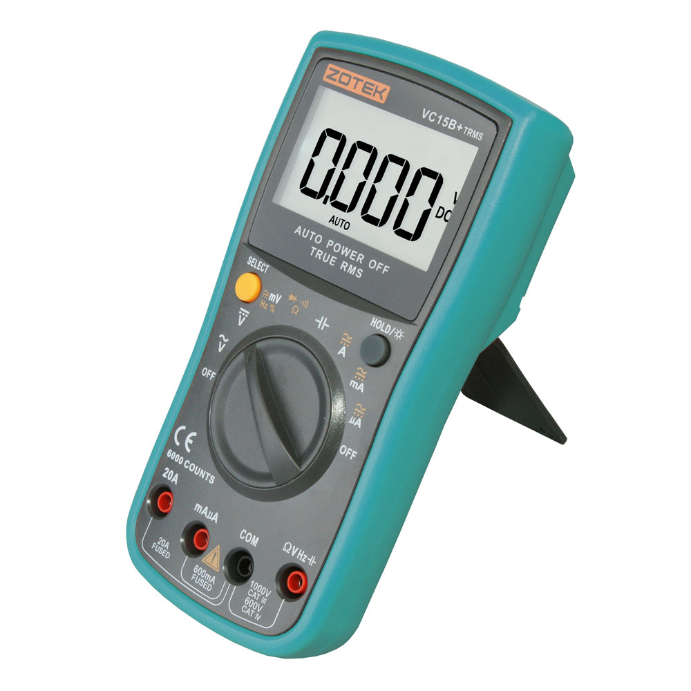 ZOTEK VC15B+ Auto-ranging Digital Multimeter Instruments with LCD Display
