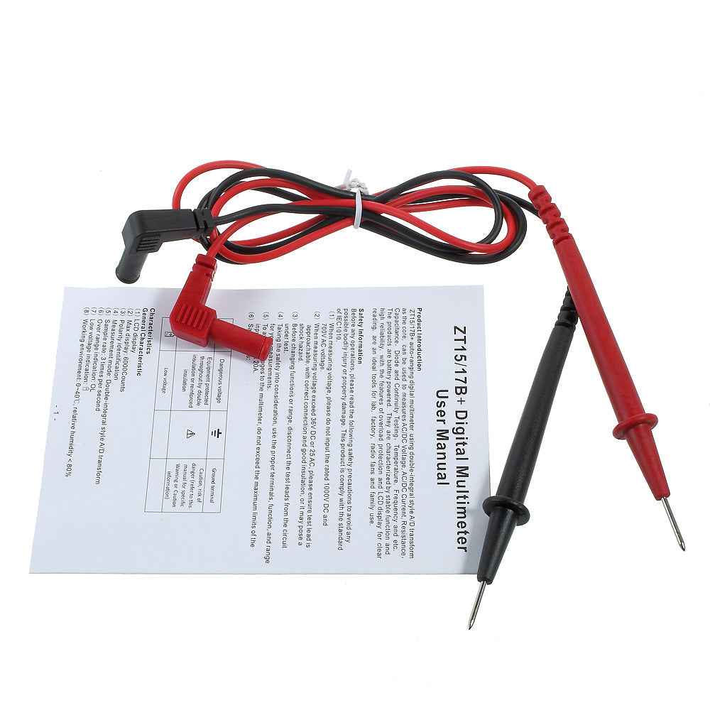 ZOTEK VC15B+ Auto-ranging Digital Multimeter Instruments with LCD Display