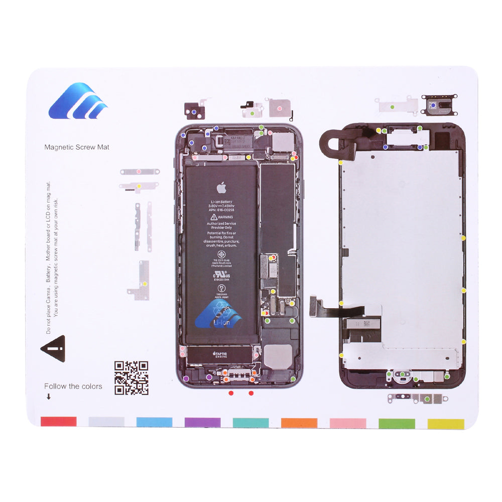 Professional Magnetic Screw Chart Mat Repair Tool for iPhone 7 4.7 inch