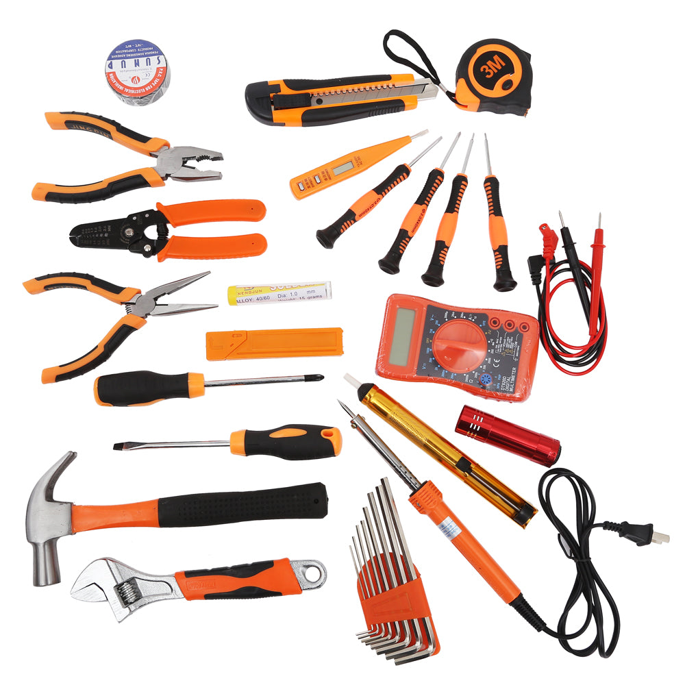 SOLUDE 33PCS Household Multi-functional Electronics Repair Tool Kit (ST-033)