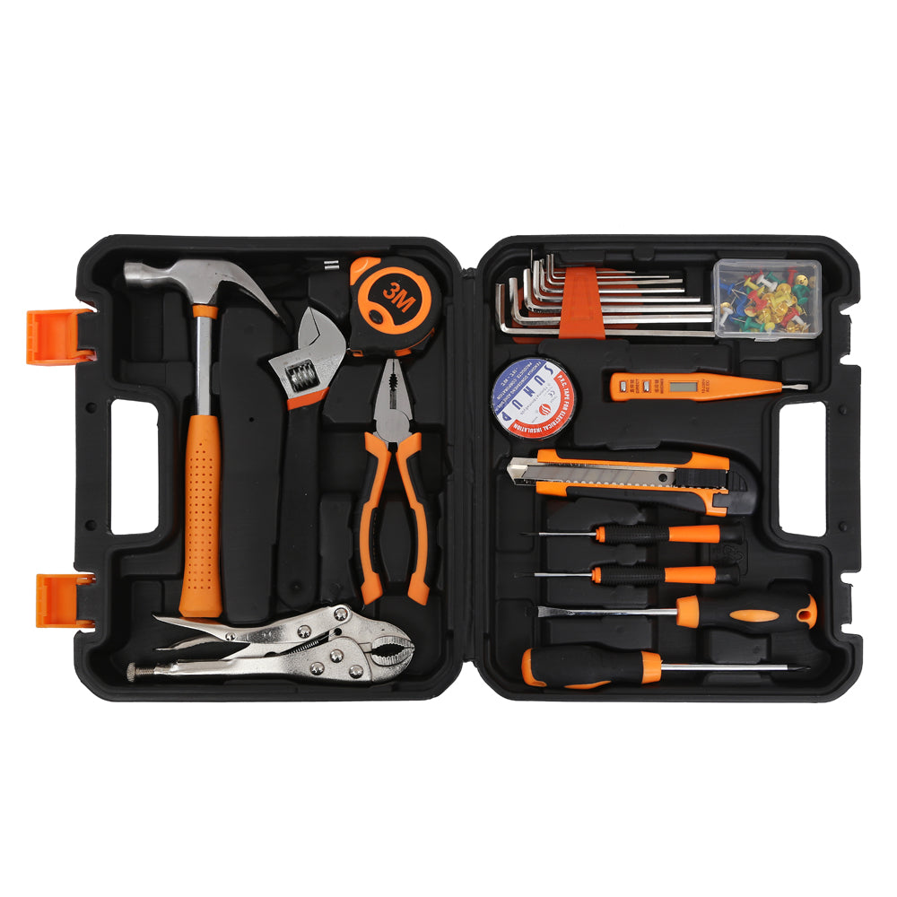 SOLUDE 21Pcs Multifunctional Household Hardware Tool Set with Toolbox (STT-21D)