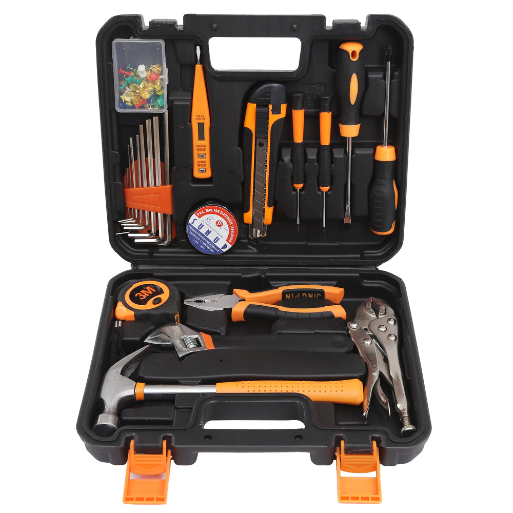 SOLUDE 21Pcs Multifunctional Household Hardware Tool Set with Toolbox (STT-21D)