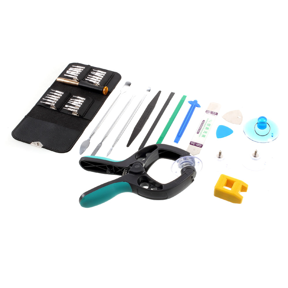 38-In-1 Mobile Phone Screen Opening Tool Kit with Screwdriver Pliers Pry Tools