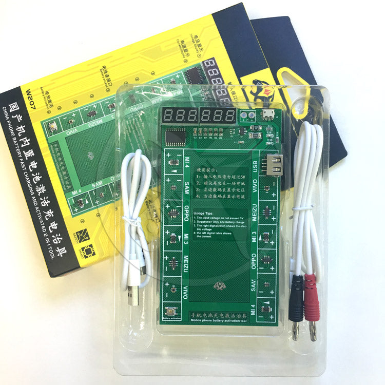 Professional Battery Activation Charging Board with Micro USB Cable for Samsung Huawei Xiaomi Etc