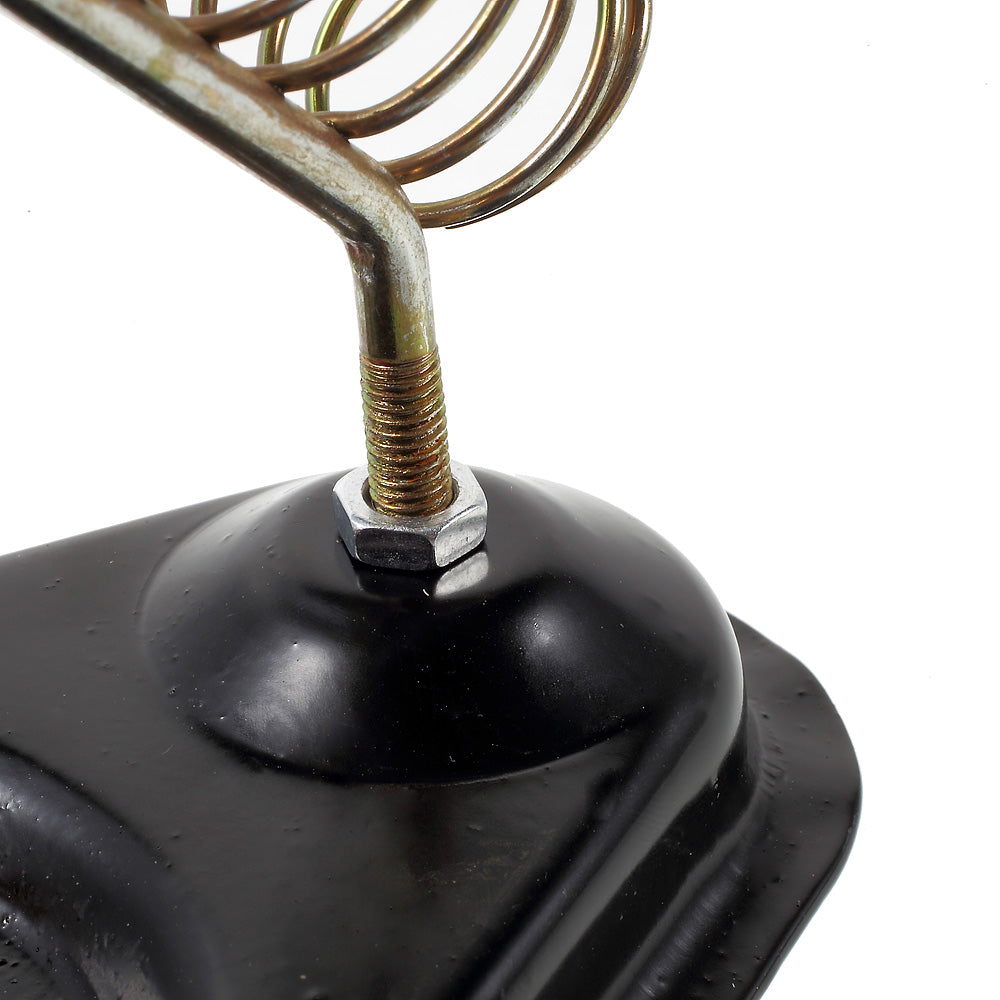 Solder Soldering Iron Metallic Metal Stand Holder with Heavy Duty Black Base