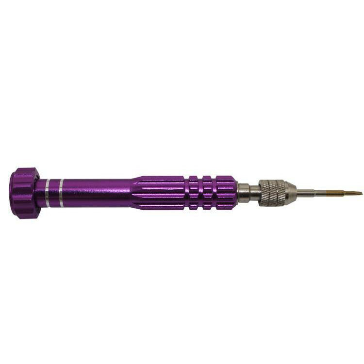 Professional 5-in-1 Disassembling Repair Opening Tool Screwdriver Set for iPhone - Purple