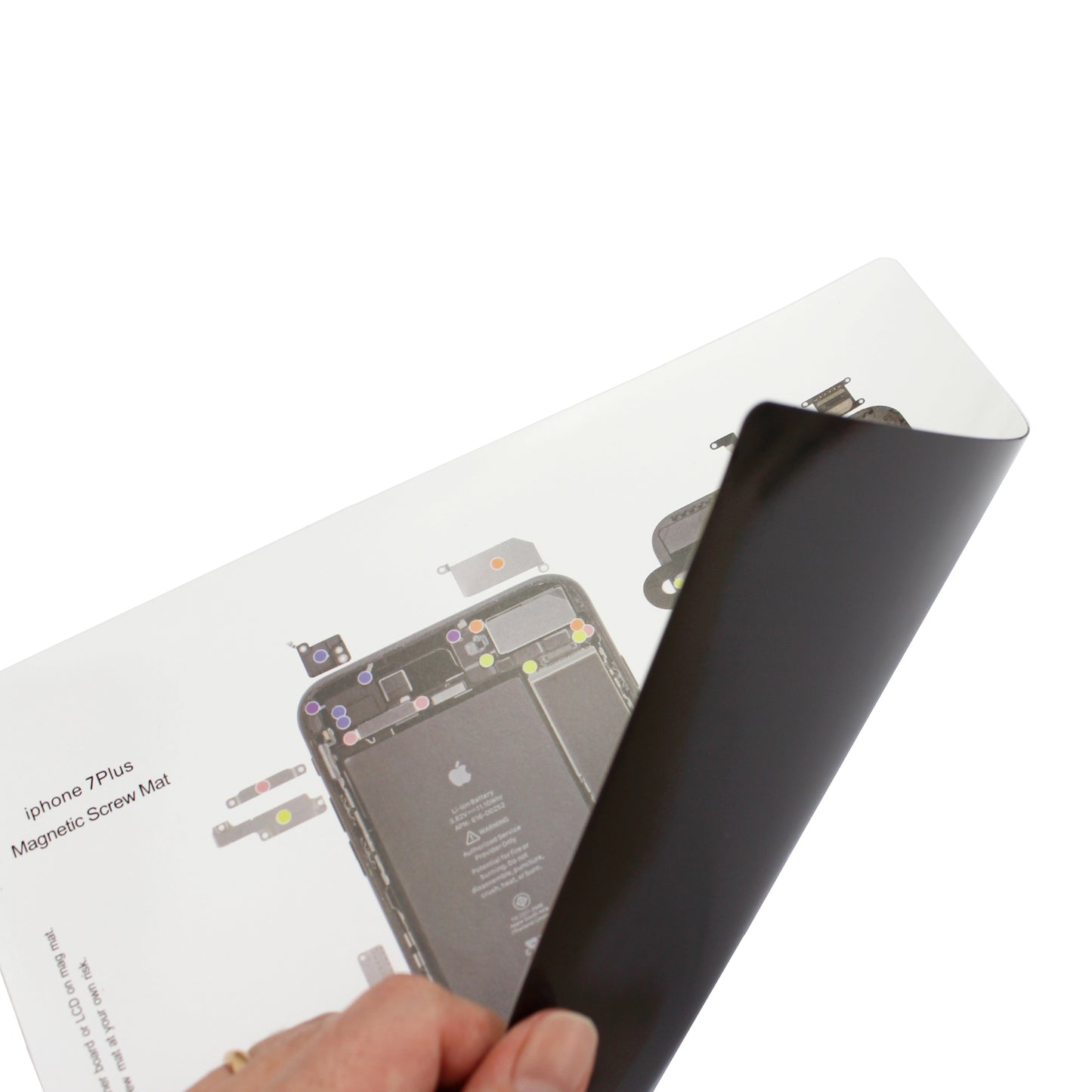 Uniqkart for iPhone 7 Plus 5.5 Professional Magnetic Screw Mat Chart Repairing Tool