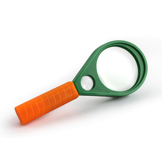 Uniqkart 5X 10X Handheld Magnifier Reading Repairing Magnifying Glass Lens