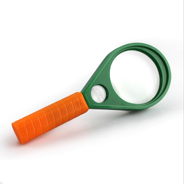 Uniqkart 5X 10X Handheld Magnifier Reading Repairing Magnifying Glass Lens