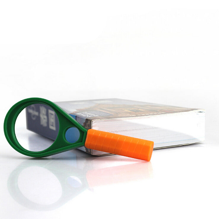 Uniqkart 5X 10X Handheld Magnifier Reading Repairing Magnifying Glass Lens