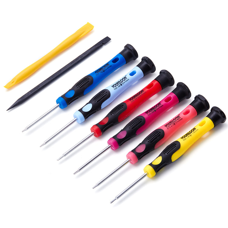 Uniqkart Phone Repair Screwdriver Opening Pry Tool Set for iPhone Samsung Huawei Etc. (YOU6100-B)