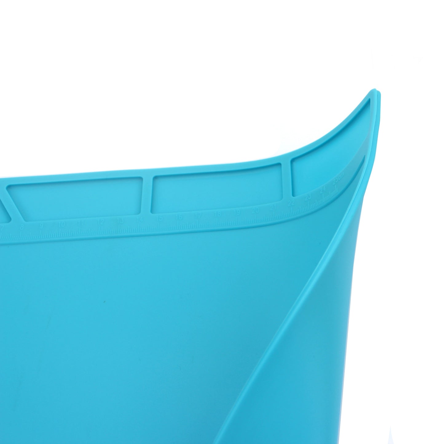 S-140 Silicone Heat Insulation Repair Platform Mat with Magnetic Screw Section - Blue