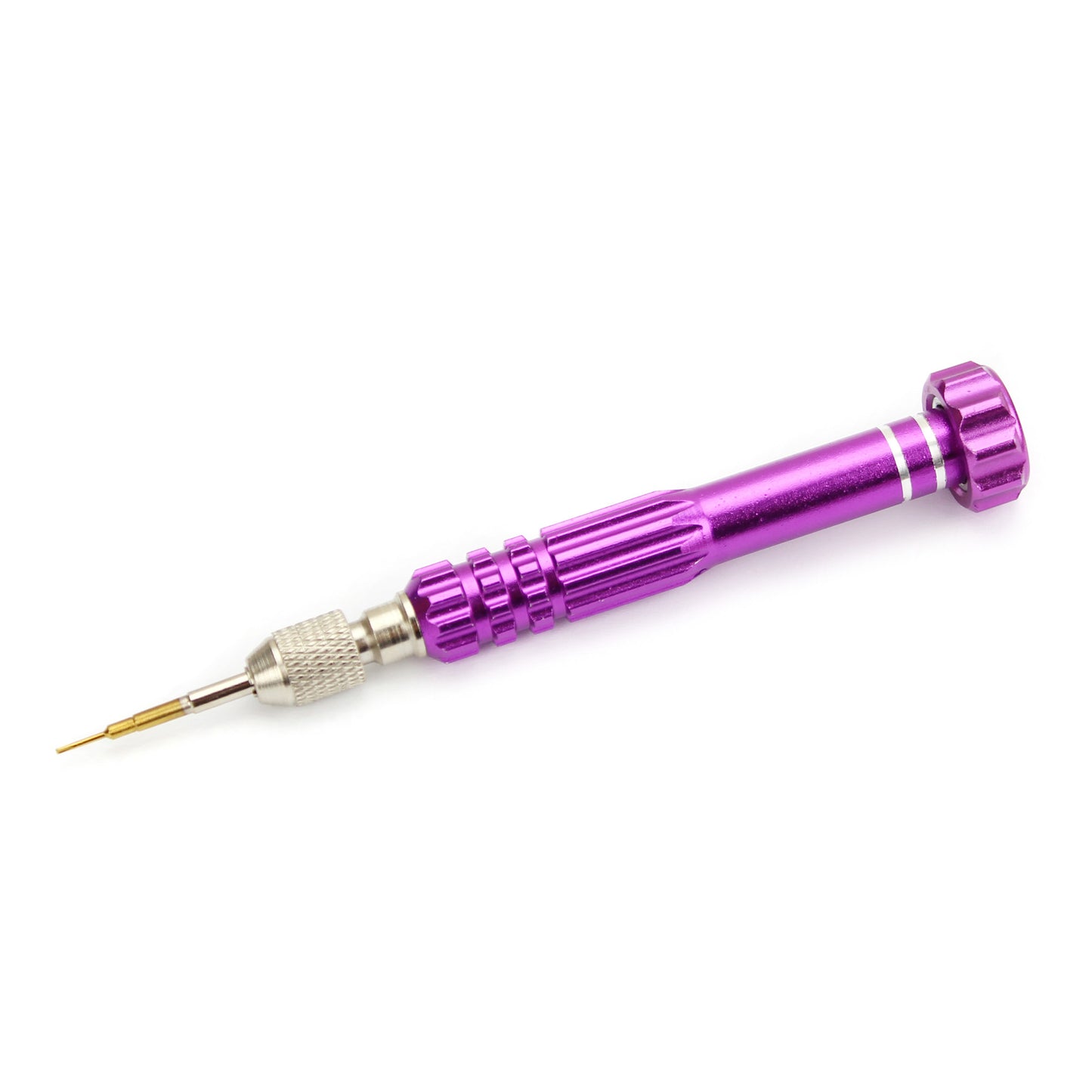 5 in 1 Professional Precision Non-slip Handle Screwdriver Set Repair Tool for iPhone Repair - Purple