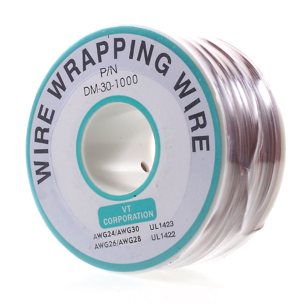 280m Long Electric Wire Tin Plated Copper Wire Wrapping 30AWG Cable - Coffee
