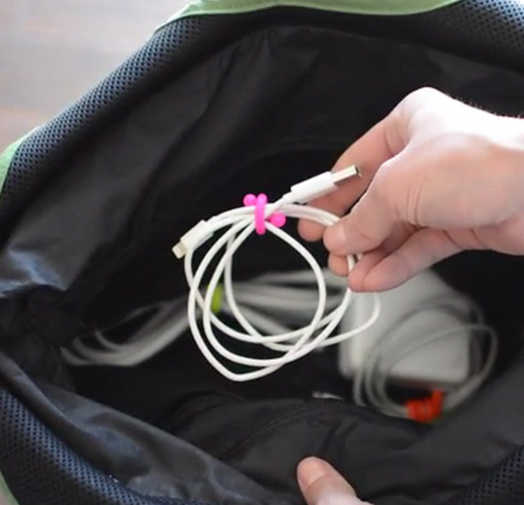 12Pcs/Set 24 inch Multi-functional Silicone Twist Ties Assorted Colors Bendable Reusable Cable Ties