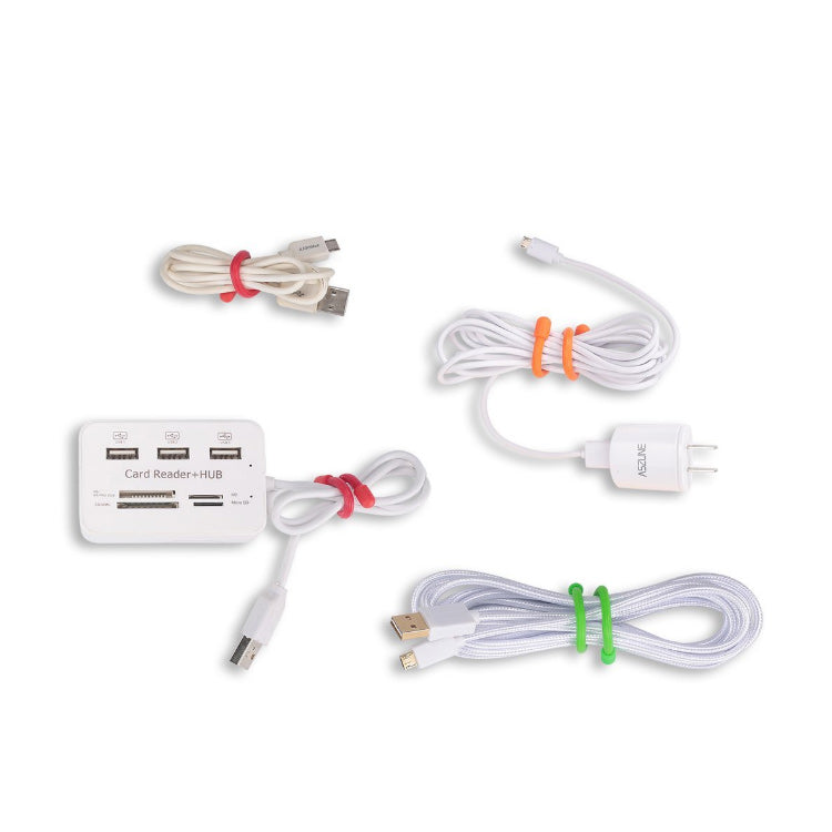 12Pcs/Set 24 inch Multi-functional Silicone Twist Ties Assorted Colors Bendable Reusable Cable Ties