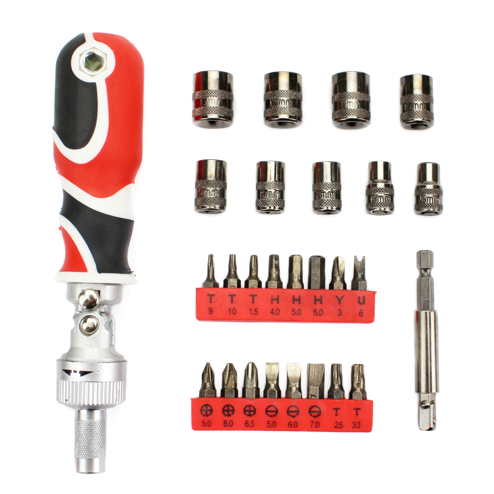 JF-6095F 27 in 1 Multi-functional Precision Screwdriver Repair Tool Se ...