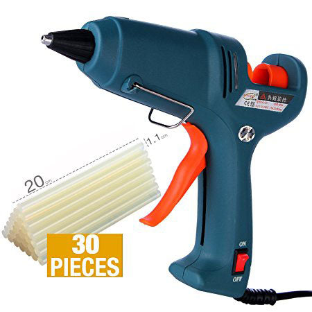 60 Watt Hot Melt Glue Gun for Arts and Crafts, Sealing and Quick Repairs (CE/RoHS) - EU Plug