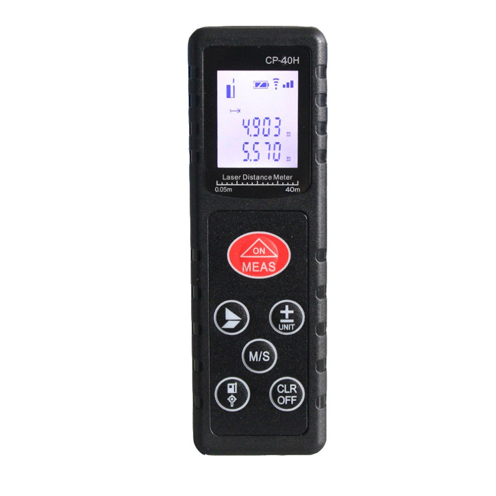 CP-40H 40M Handheld Digital Laser Distance Meter Range Finder - Black