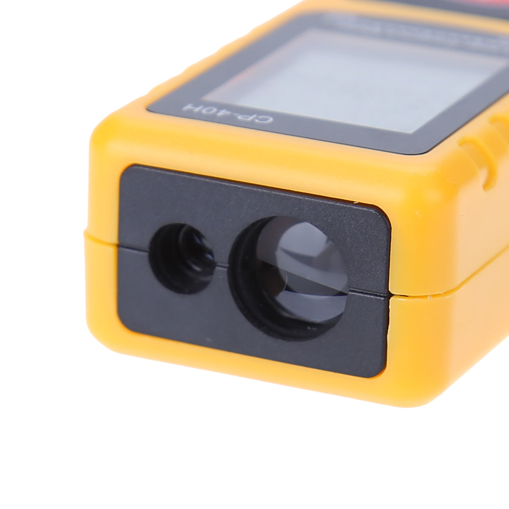 CP-40H 40M Laser Distance Meter Handheld Digital Range Finder - Yellow
