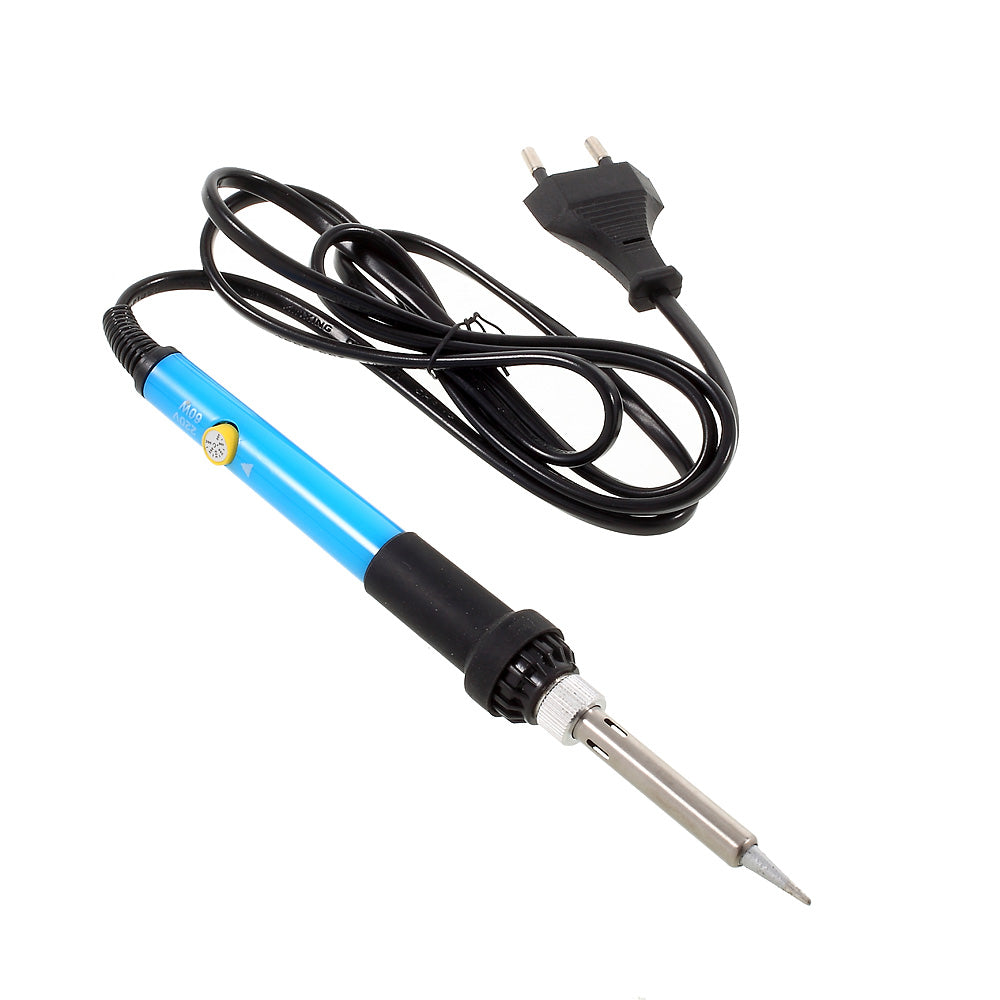 933 220V 60W Pencil Type Adjustable Temperature Professional Welding Soldering Iron Tool - EU Plug