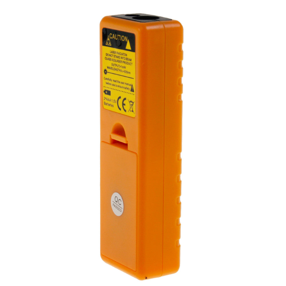 CP-100H 100M Handheld Digital Laser Distance Meter Measure Test Tool for Construction Industries - Yellow