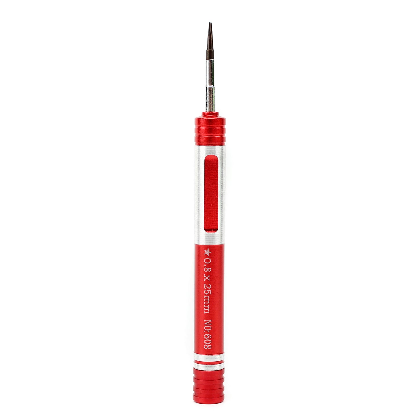 Non-slip Handle Professional 0.8x25mm Pentagon Screwdriver Repair Tool