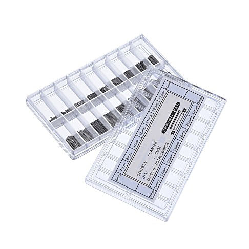 360PCS 6-23mm Connecting Needles with Plastic Tool Components Box