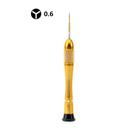 Anti-slip Handle Y0.6x30mm Tri-wing Screwdriver Repair Tool - Gold Color