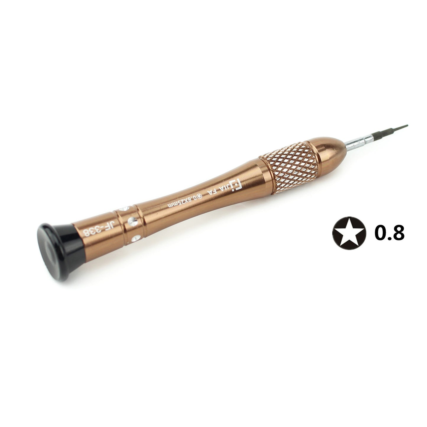 Professional 0.8x25mm Pentalobe Screwdriver Non-slip Handle Repair Tool - Rose Gold Color