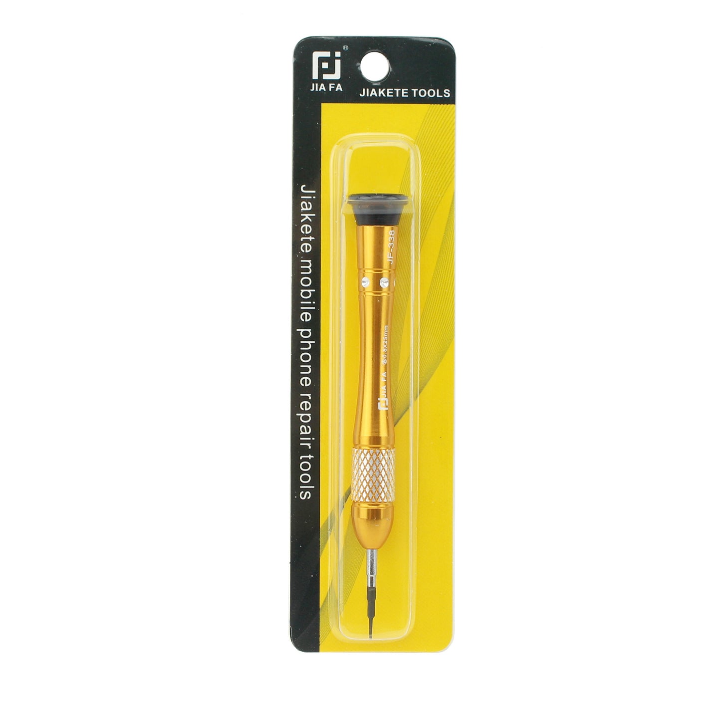Non-slip Handle Professional 0.8x25mm Pentalobe Screwdriver Repair Tool - Gold Color