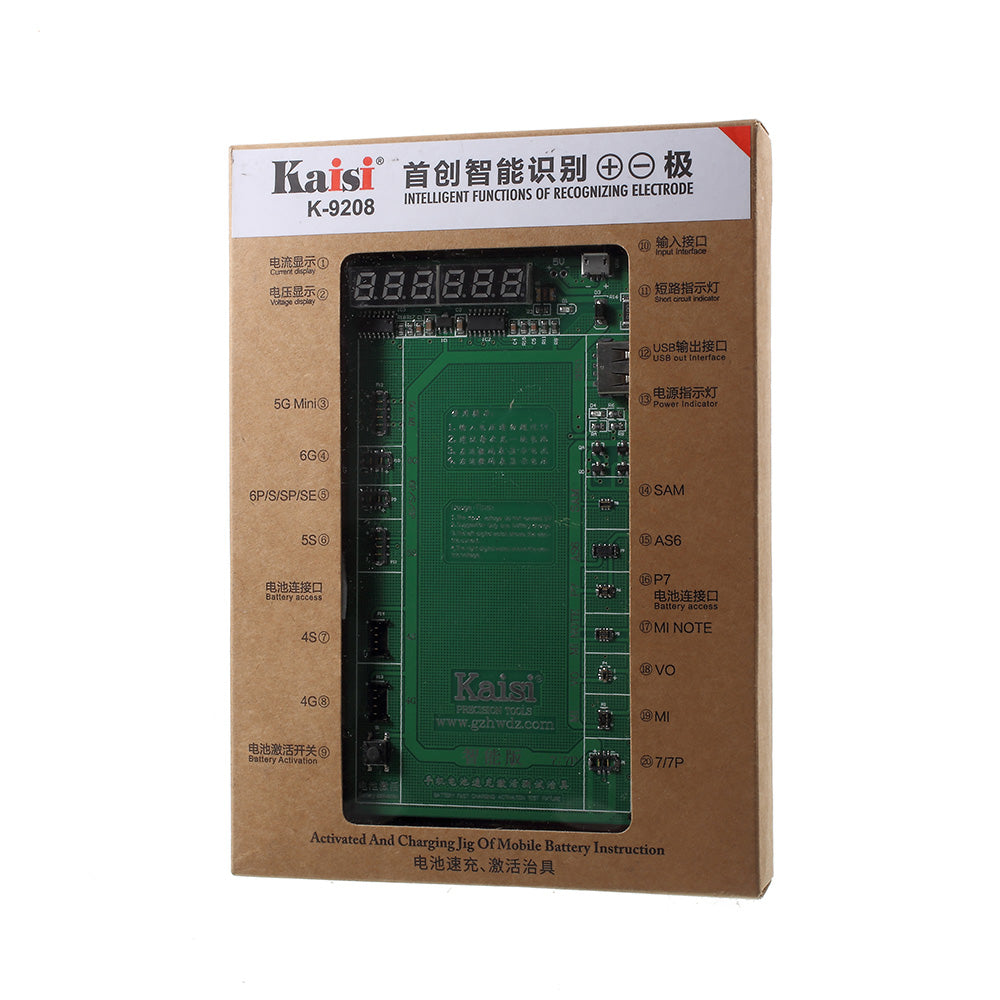 K9208 Professional Battery Activation Board Plate Charging Cable Jig for iPhone 7 Plus/7/6s Plus/6/5s/5/4s/4