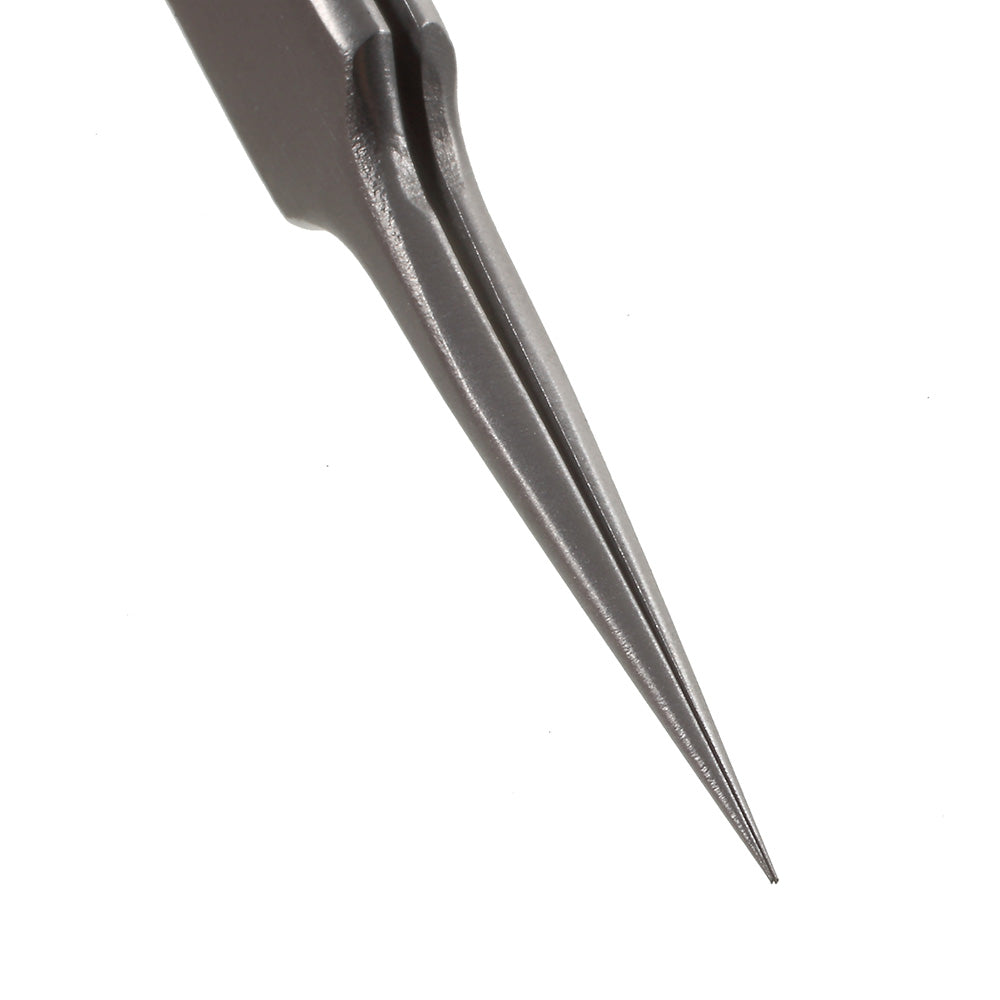 High Strength Stainless Steel Straight Tweezers  Point Tipped