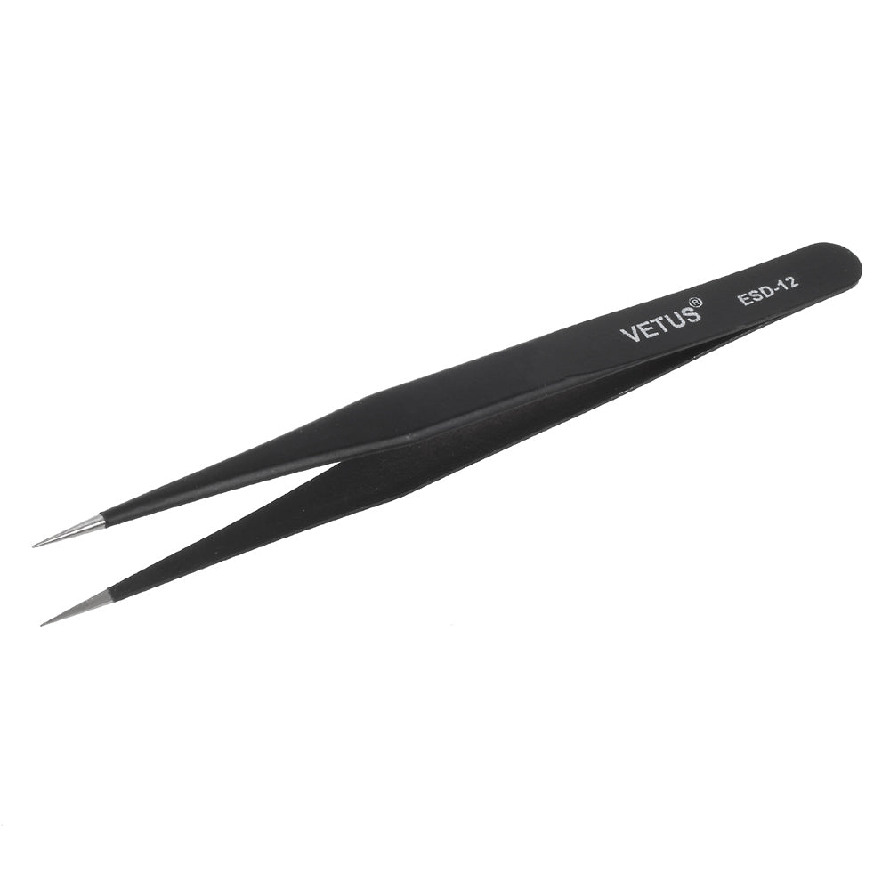 6PCS/Set ESD Anti-Static Stainless Steel Tweezers Set Repair Tool Kit