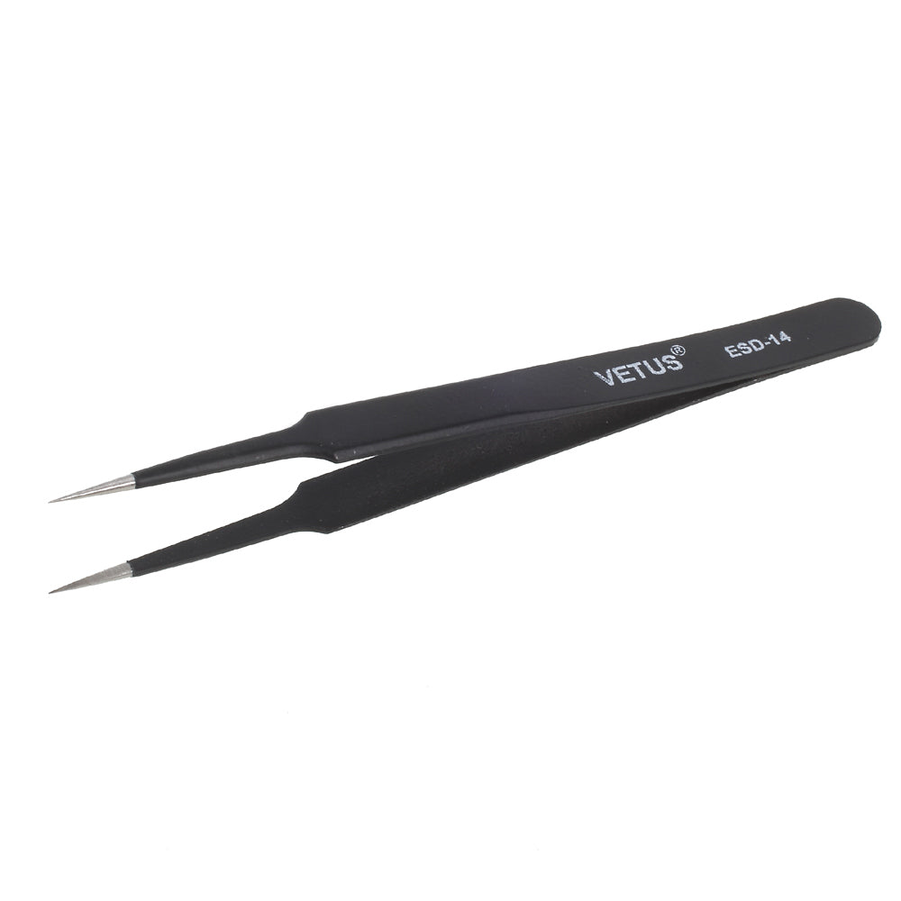 6PCS/Set ESD Anti-Static Stainless Steel Tweezers Set Repair Tool Kit