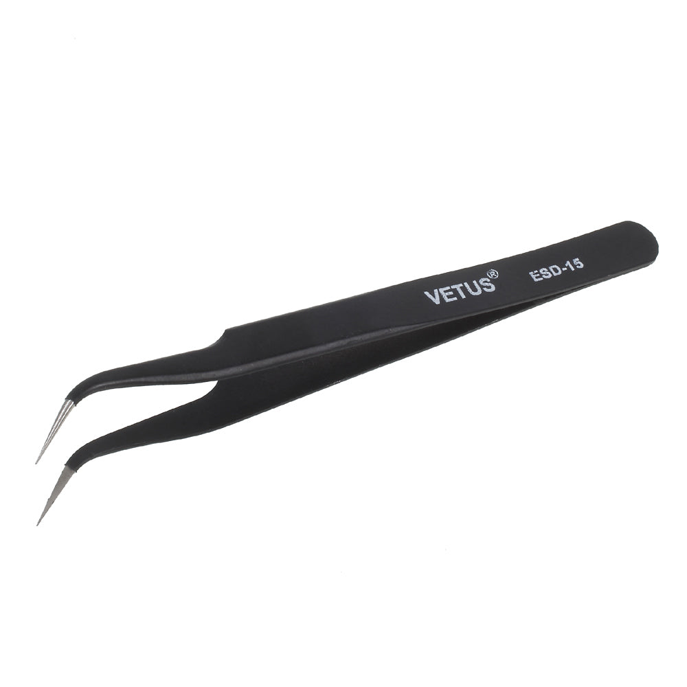 6PCS/Set ESD Anti-Static Stainless Steel Tweezers Set Repair Tool Kit