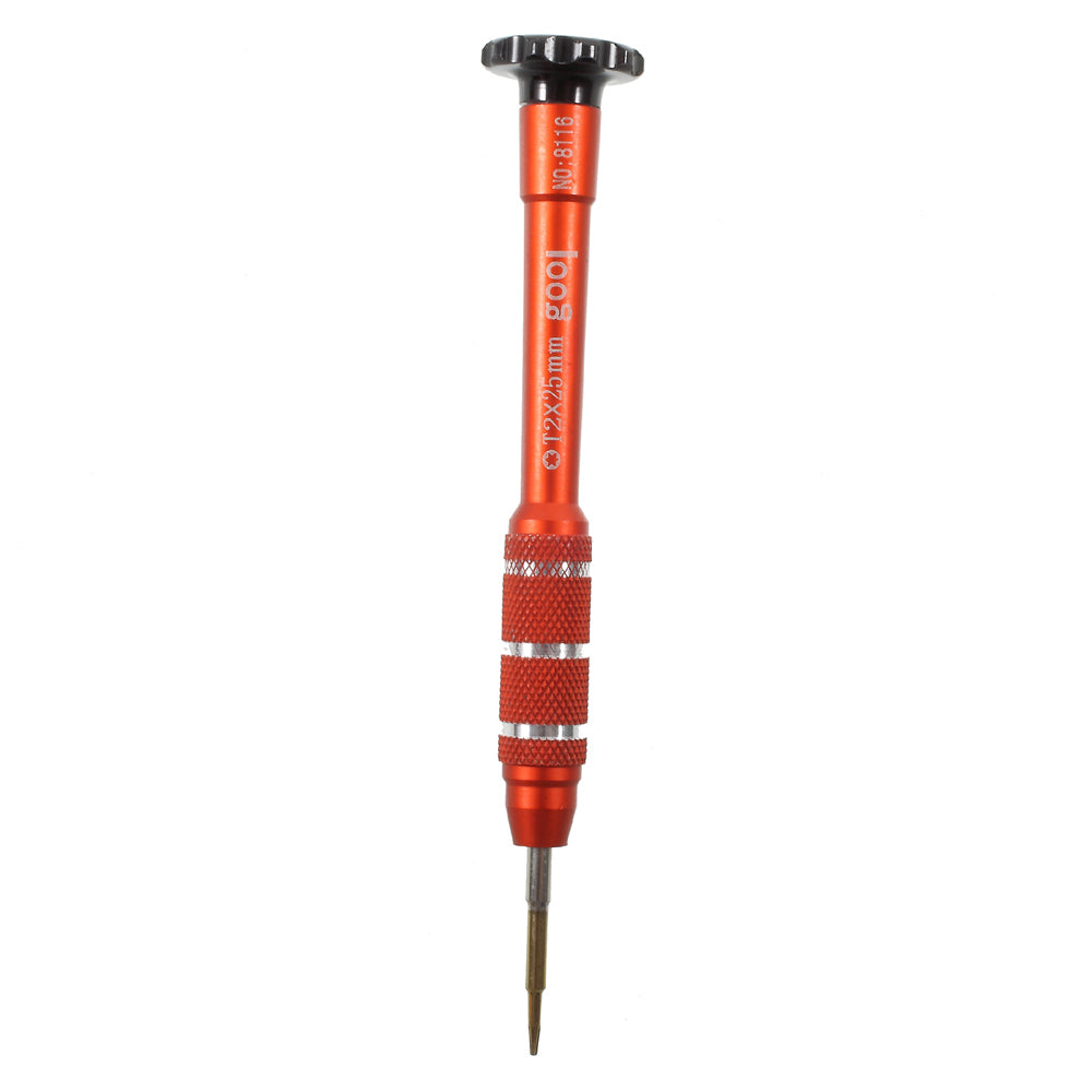 8116 0.6mm Y-type Screwdriver + T2 x 25mm 6 Point Star Screwdriver Opening Repair Tools for iPhone