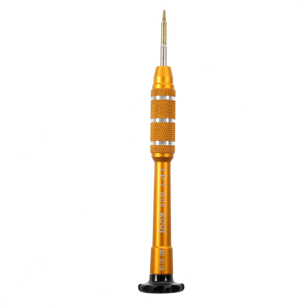 8116 0.6mm Y-type Screwdriver + T2 x 25mm 6 Point Star Screwdriver Opening Repair Tools for iPhone