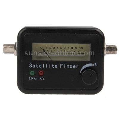 Satellite Finder Signal Search Meter for SAT Dish LNB Directv (Black)