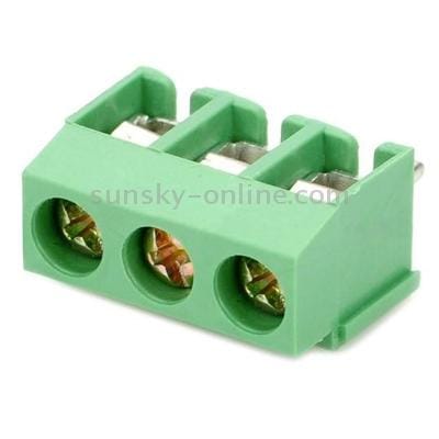 3-Pin Screw Terminal Block Connectors (Green)