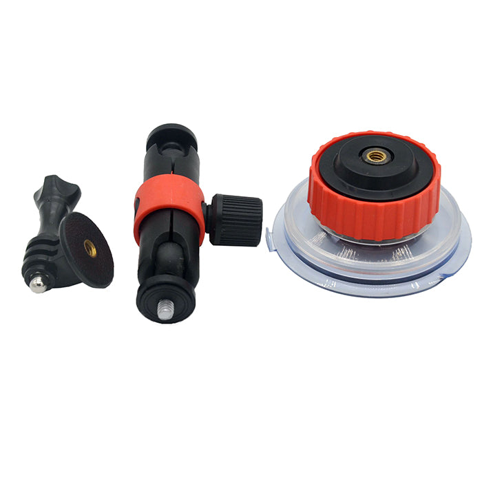 360 Degree Rotary Suction Cup Mount with Tripod Adapter for GoPro Hero Xiaomi Yi SJCAM Sports Cameras