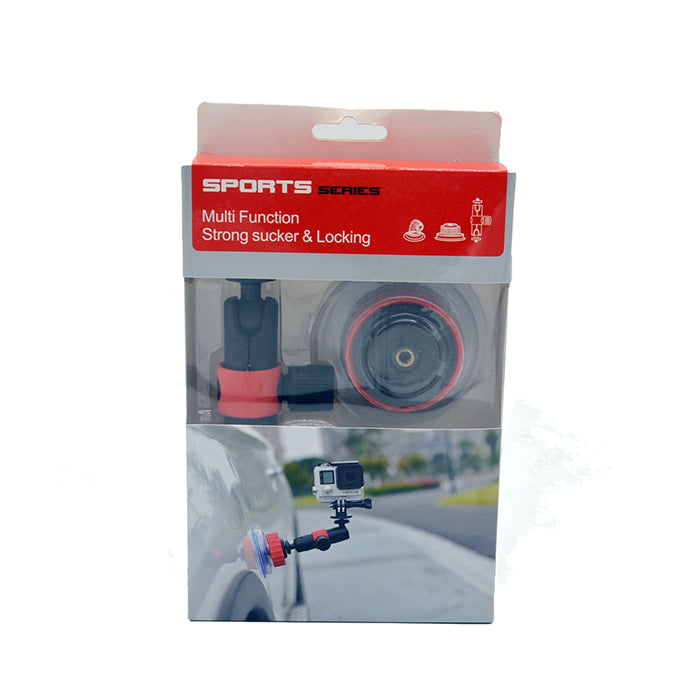 360 Degree Rotary Suction Cup Mount with Tripod Adapter for GoPro Hero Xiaomi Yi SJCAM Sports Cameras