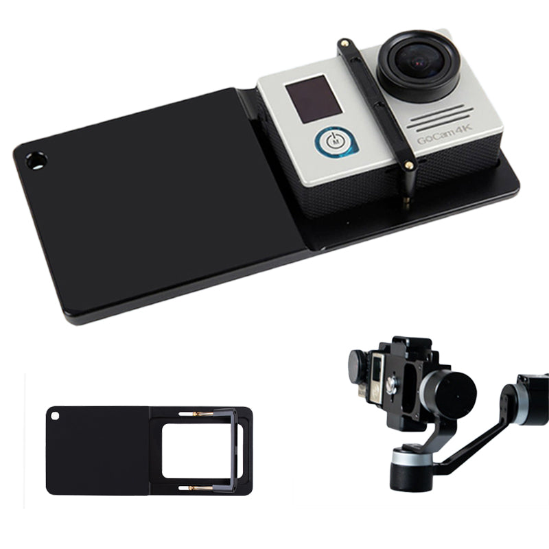 Mount Plate Adapter Switch Mount Plate for GoPro Xiaoyi SJCAM Sports Cameras Handheld Gimbal